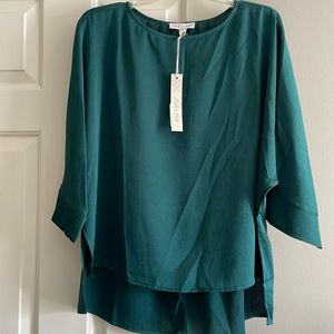 She & Sky Maisey satin blouse